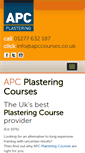 Mobile Screenshot of nvqplasteringcourses.co.uk